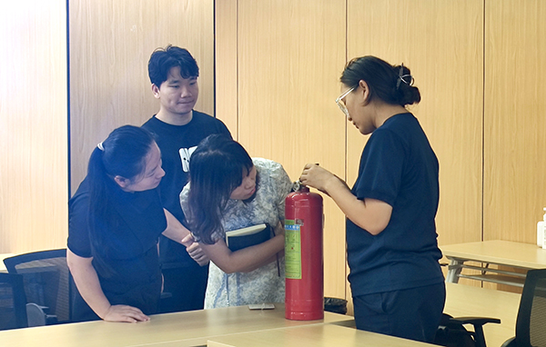 中欧官方端网站登录入口开展消防安全知识讲座